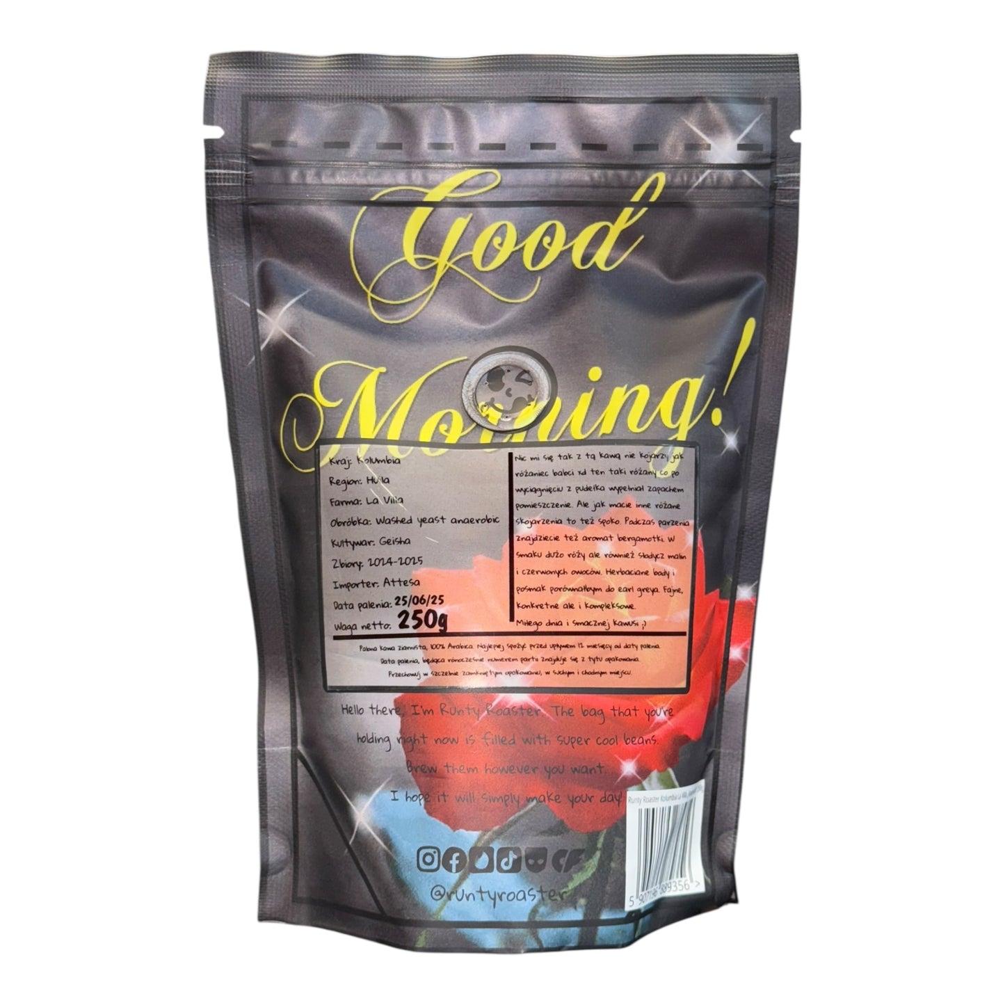Kolumbia La Villa Yeast Anaerobic Washed 250g